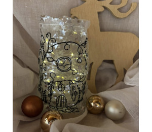 ADVENTSKALENDER 13. Dezember - Stickserie ITH Lichtbeutel Pilzdorf